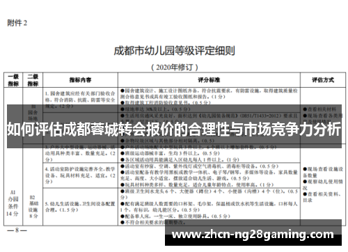 如何评估成都蓉城转会报价的合理性与市场竞争力分析